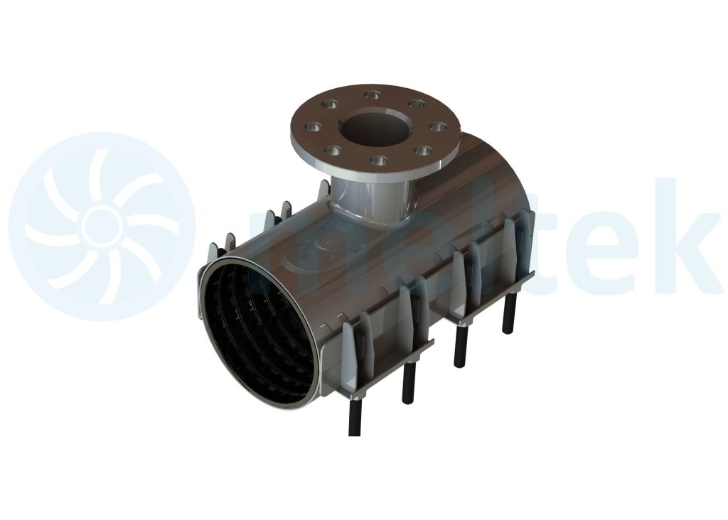 M-KT20F Series Easy Repair Clamp with Flanged Outlet
