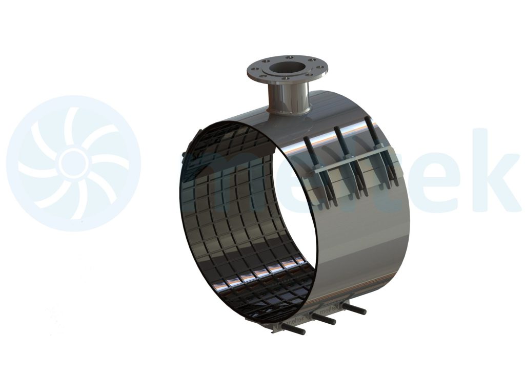 M-KT30F Series Easy Repair Clamp with Flanged Outlet