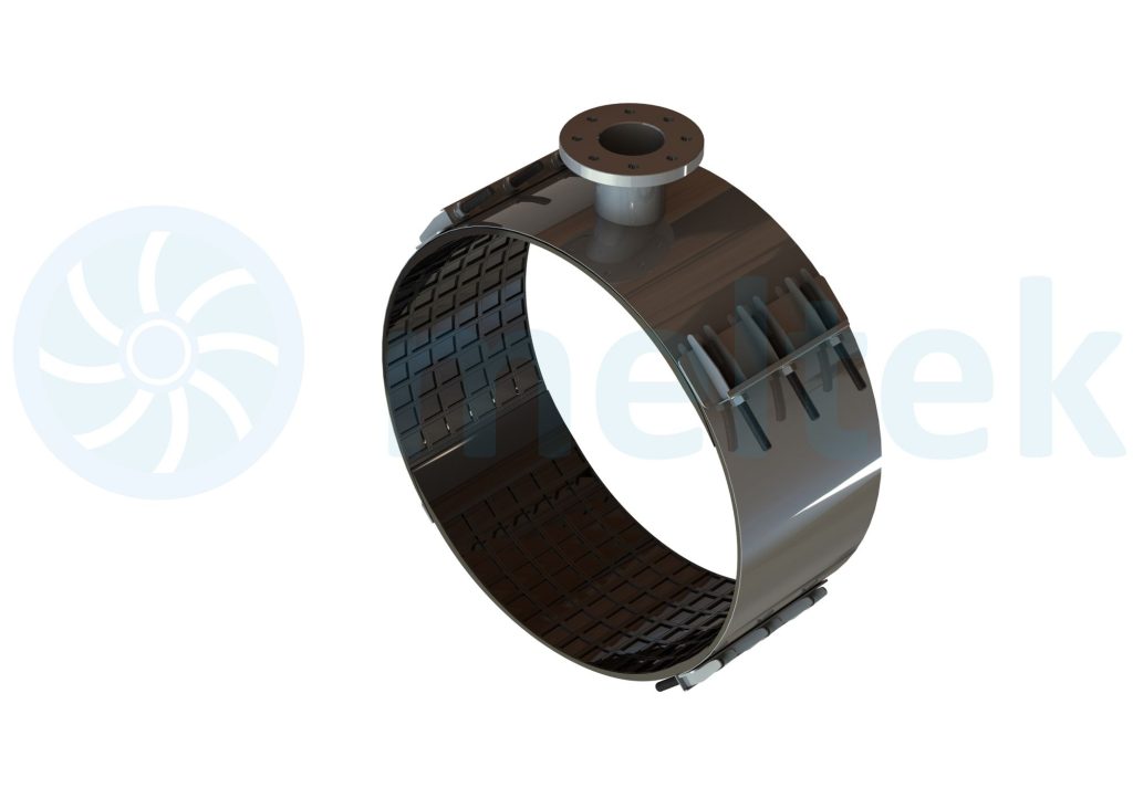 M-KT40F Series Easy Repair Clamp with Flanged Outlet